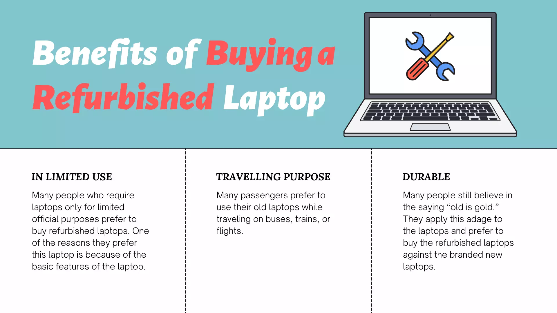 Benefits of Buying a Refurbished Laptop