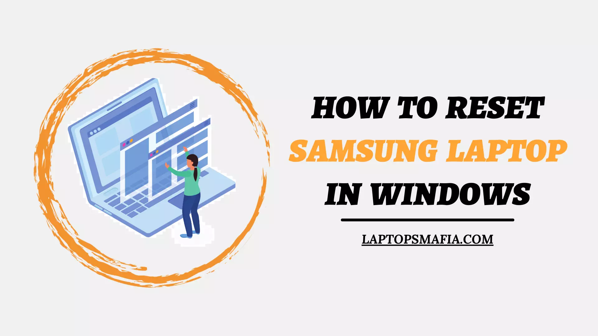 How to reset Samsung laptop in Windows