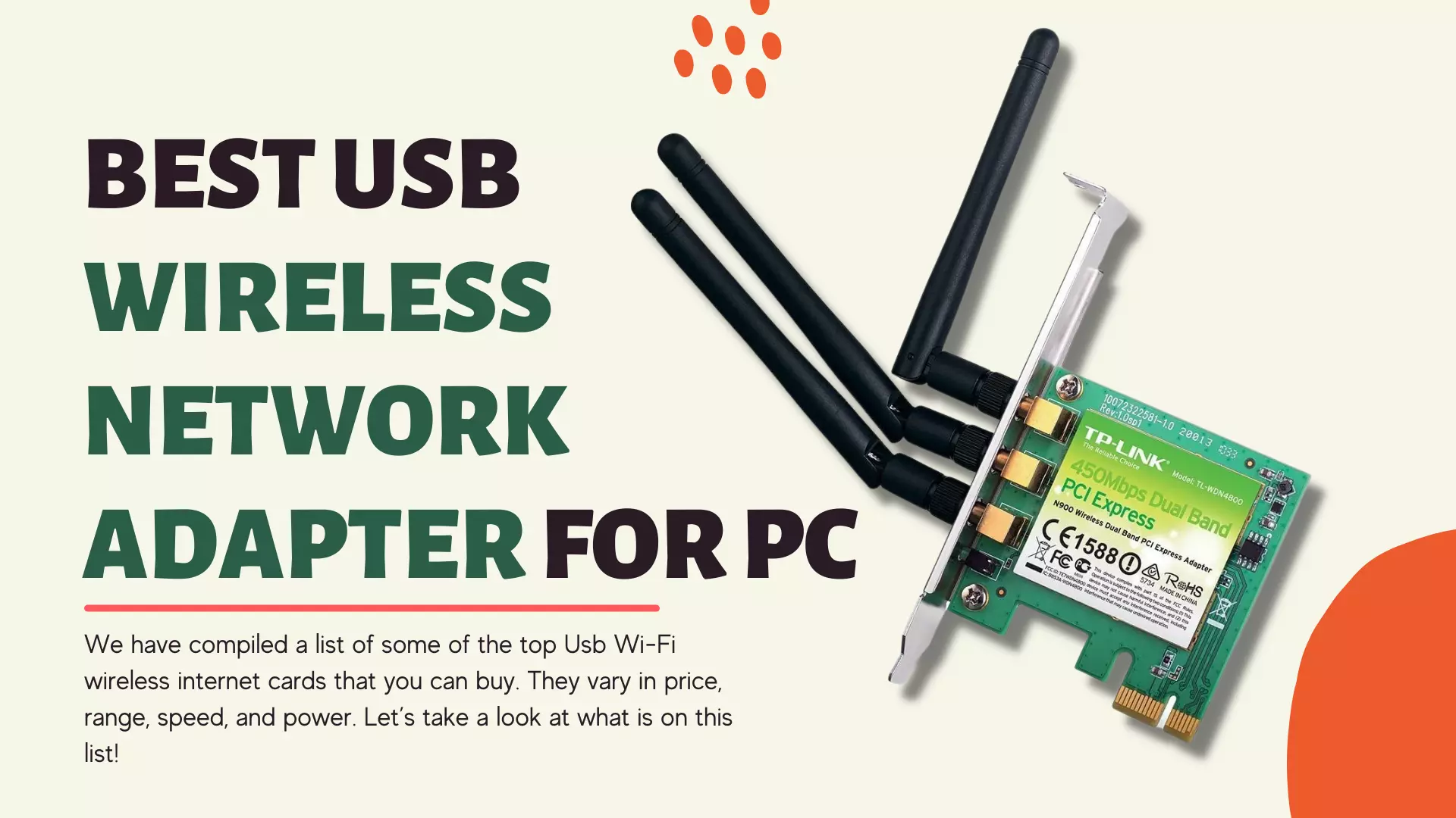 Best USB Wireless Network Adapter for PC